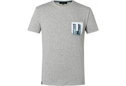 Wiesnknig T-Shirt Frauenkirche (K20) Grau/Hellgrau