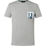 Wiesnknig T-Shirt Frauenkirche (K20) Grau/Hellgrau