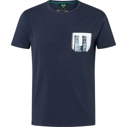 Wiesnknig T-Shirt Frauenkirche (K20) Dunkelblau/Blau