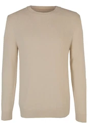 SteffenKlein Rundhalspullover Khaki/Beige/Braun
