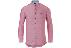 Wiesnknig Outdoorhemd Hemd Wolfgang (12345) Rosa/Rot/Lila