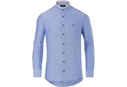 Wiesnknig Outdoorhemd Hemd Wolfgang (12345) Blau/Hellblau