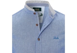 Wiesnknig Outdoorhemd Hemd Wolfgang (12345) Blau/Hellblau