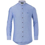 Wiesnknig Outdoorhemd Hemd Wolfgang (12345) Blau/Hellblau