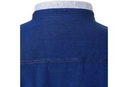 Wiesnknig Outdoorhemd Hemd Wolfgang (12345) Blau/Dunkelblau/Hellblau