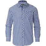 Wiesnknig Outdoorhemd Hemd Laurin Dunkelblau/Blau/Hellblau