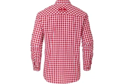Wiesnknig Outdoorhemd Hemd Laurin Rot/Dunkelrot