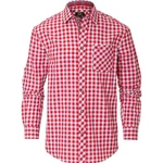 Wiesnknig Outdoorhemd Hemd Laurin Rot/Dunkelrot