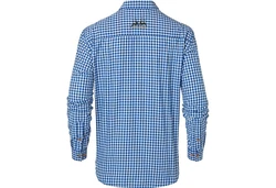 Wiesnknig Outdoorhemd Anton Dunkelblau/Blau/Hellblau
