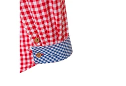 Wiesnknig Outdoorhemd Anton Rot/Dunkelrot
