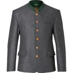 Wiesnknig Outdoorjacke Lodenjacke Benjamin Dunkelgrün/Grün/Grau/Hellblau