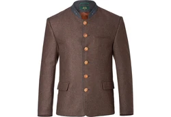 Wiesnknig Outdoorjacke Lodenjacke Benjamin Braun/Rot