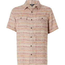 Sherpa Outdoorhemd Kurzarmshirt Tharu Journey Braun/Beige/Rosa/Rot
