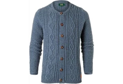 Wiesnknig Winterjacke Strickjacke Ferdinand Dunkelblau/Hellblau/Blau/Türkis