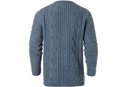 Wiesnknig Winterjacke Strickjacke Ferdinand Dunkelblau/Hellblau/Blau/Türkis