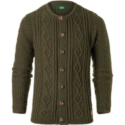 Wiesnknig Winterjacke Strickjacke Ferdinand Dunkelgrün/Grün