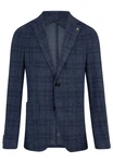 HECHTER PARIS Jackett XTENSION mit Reverskragen Hellblau/Dunkelblau/Blau