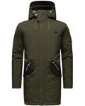 Stone Harbour Wintermantel Ragaan Herren Winterparka Dunkelgrün