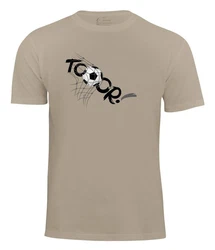 Cotton Prime T-Shirt Fußball Goal Beige/Khaki/Braun/Grau