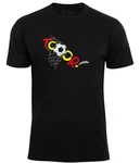 Cotton Prime T-Shirt Fußball Goal Schwarz