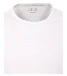 VENTI T-Shirt Weiß/Grau/Creme
