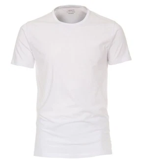 VENTI T-Shirt Weiß/Grau/Creme VENTI T-Shirt Weiß/Grau/Creme