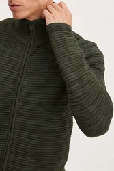 !Solid Strickjacke SDStruan Dunkelgrün/Grün