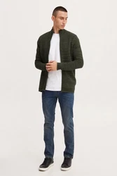 !Solid Strickjacke SDStruan Dunkelgrün/Grün