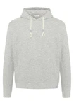 Detto Fatto Kapuzensweatshirt Basic-Stil Grau/Hellgrau