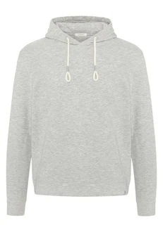 Detto Fatto Kapuzensweatshirt Basic-Stil Grau/Hellgrau