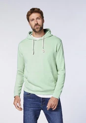 Detto Fatto Kapuzensweatshirt Basic-Stil 