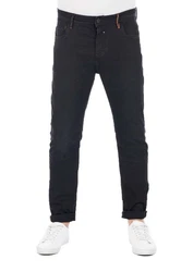 Riverso Herren Jeans Hose RIVToni Tapered Fit Jeanshose Dunkelblau/Dunkelgrau/Schwarz