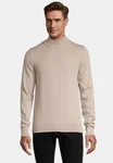 SteffenKlein Stehkragenpullover Beige/Khaki/Braun
