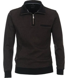 CASAMODA Sweat Troyer Langarm mit Reißverschluss 413572800