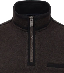 CASAMODA Sweat Troyer Langarm mit Reißverschluss 413572800