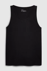 Next Tanktop Top Schwarz/Dunkelblau