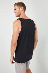 Next Tanktop Top Schwarz/Dunkelblau