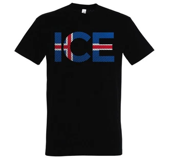 Youth Designz T-Shirt Island Herren T-Shirt im Fußball Look ICE Frontprint