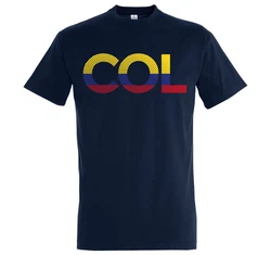 Youth Designz T-Shirt Fußball Look COL Frontprint Schwarz/Dunkelblau/Blau