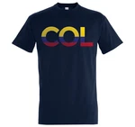 Youth Designz T-Shirt Fußball Look COL Frontprint Schwarz/Dunkelblau/Blau