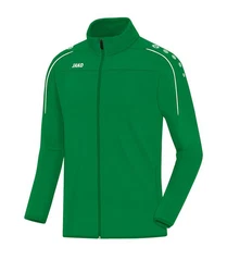 Jako Sweatjacke Classico Freizeitjacke Grün/Dunkelgrün/Neonfarben