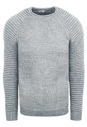 Rusty Neal Strickpullover Grobstrick-Design Grau