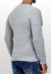 Rusty Neal Strickpullover Grobstrick-Design Grau