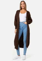 Decay Strickjacke Design Braun/Dunkelbraun/Khaki/Beige