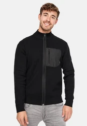 Indicode Strickjacke Manuel Schwarz