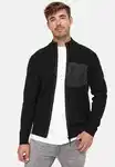 Indicode Strickjacke Manuel Schwarz