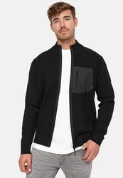 Indicode Strickjacke Manuel Schwarz