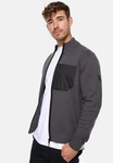 Indicode Strickjacke Manuel Dunkelgrau/Hellgrau/Grau