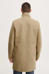 !Solid Wollmantel SDJampa Khaki/Beige