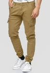 Indicode Herren Cargohose August Khaki/Beige Indicode Herren Cargohose August Khaki/Beige